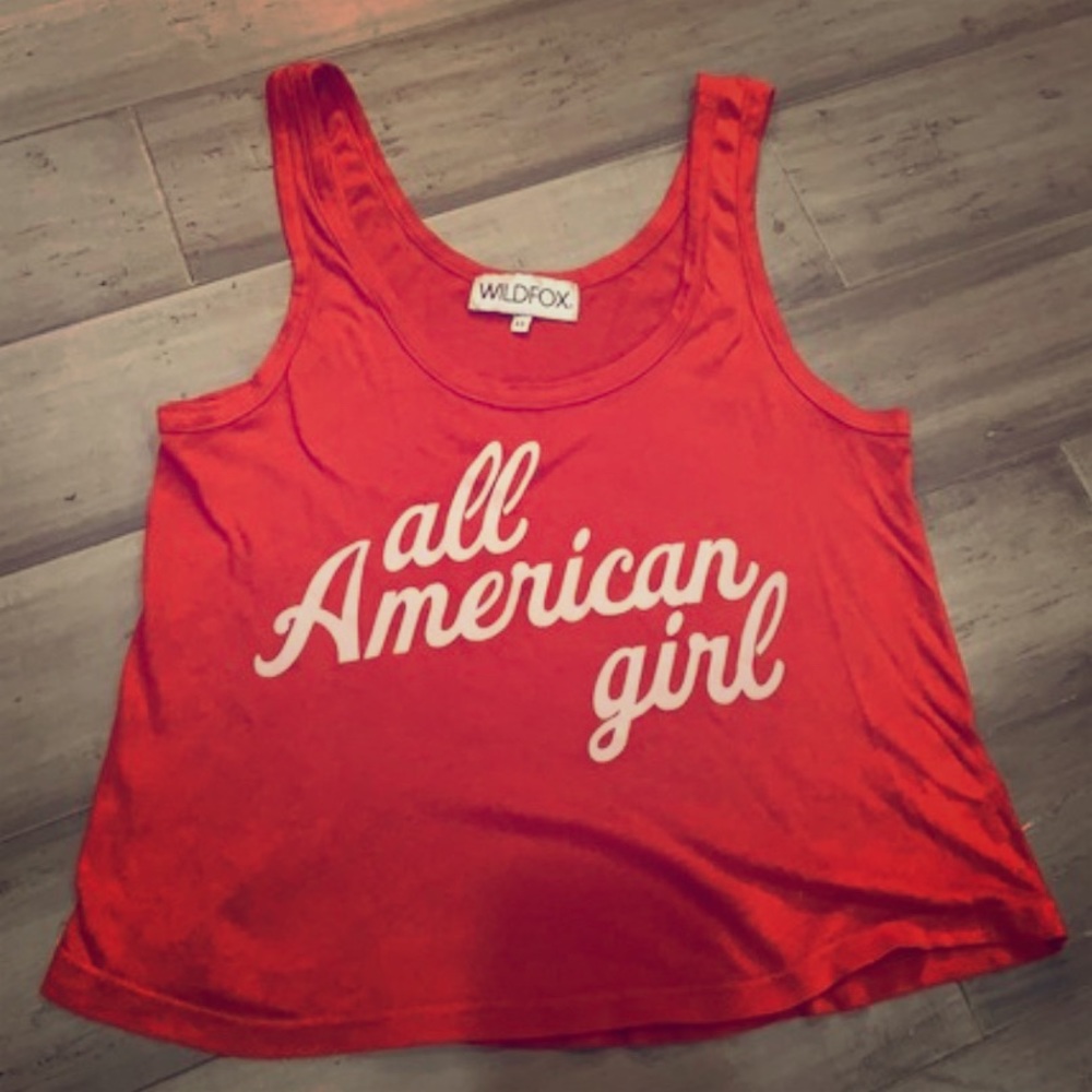 Wildfox All American Girl Road Road Trip Tank